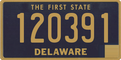 DE license plate 120391