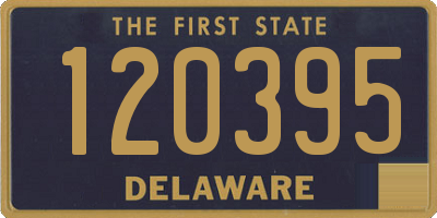 DE license plate 120395