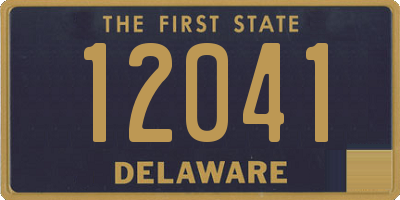 DE license plate 12041