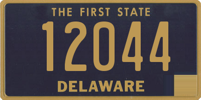 DE license plate 12044