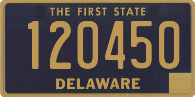 DE license plate 120450