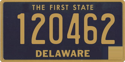 DE license plate 120462