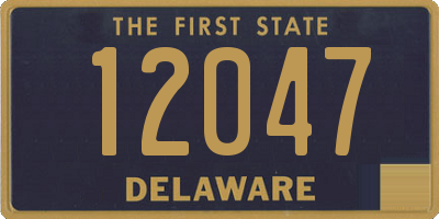 DE license plate 12047