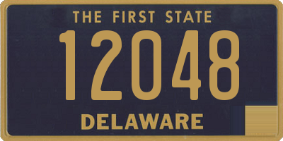 DE license plate 12048