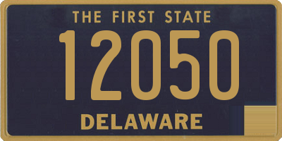 DE license plate 12050