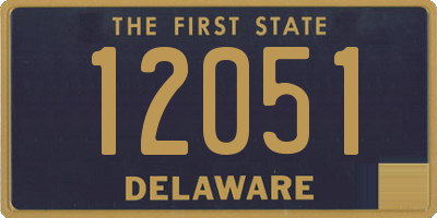 DE license plate 12051