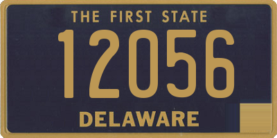 DE license plate 12056