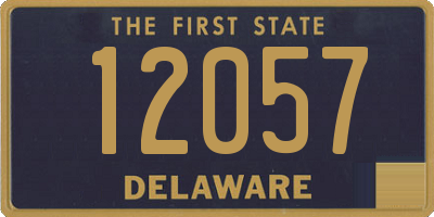 DE license plate 12057