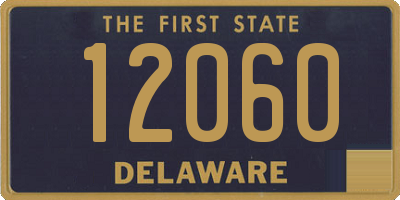 DE license plate 12060