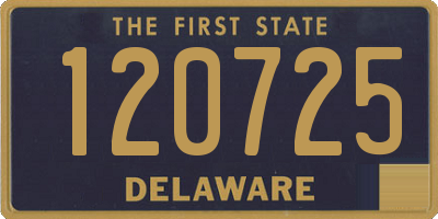 DE license plate 120725