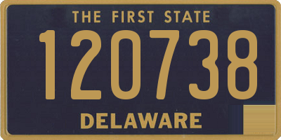 DE license plate 120738