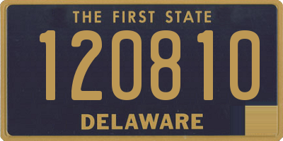 DE license plate 120810