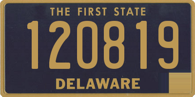 DE license plate 120819