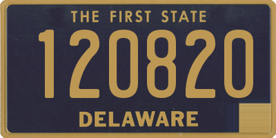 DE license plate 120820