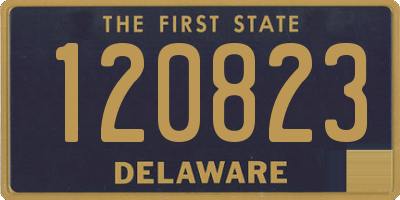 DE license plate 120823