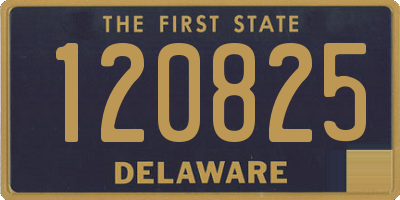 DE license plate 120825