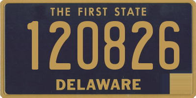 DE license plate 120826