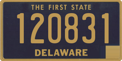 DE license plate 120831