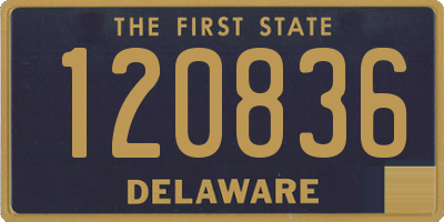 DE license plate 120836