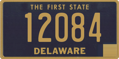 DE license plate 12084