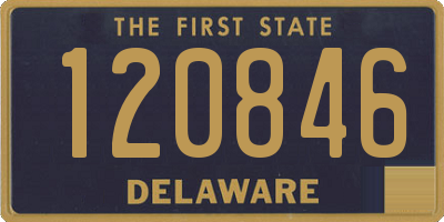 DE license plate 120846