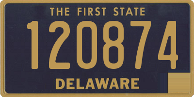 DE license plate 120874