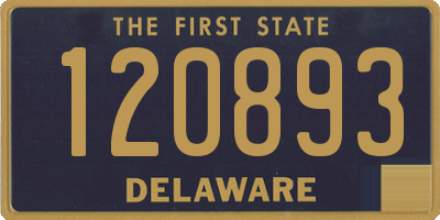 DE license plate 120893