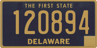 DE license plate 120894