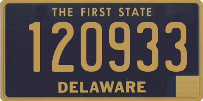 DE license plate 120933