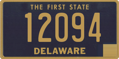 DE license plate 12094