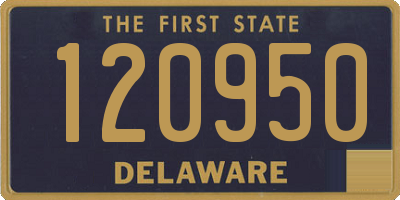 DE license plate 120950