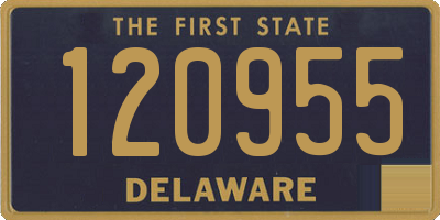 DE license plate 120955