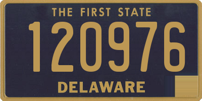 DE license plate 120976