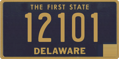 DE license plate 12101