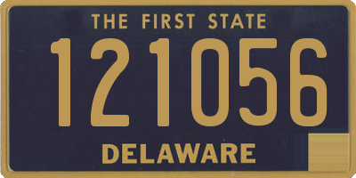 DE license plate 121056