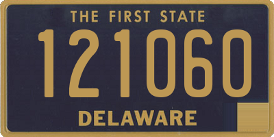 DE license plate 121060