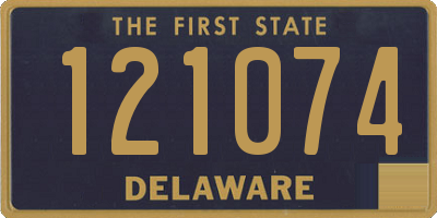 DE license plate 121074