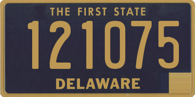 DE license plate 121075