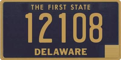 DE license plate 12108