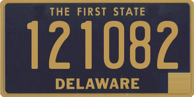 DE license plate 121082