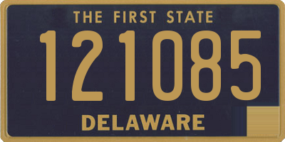 DE license plate 121085