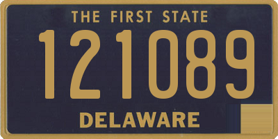 DE license plate 121089