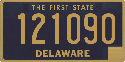 DE license plate 121090