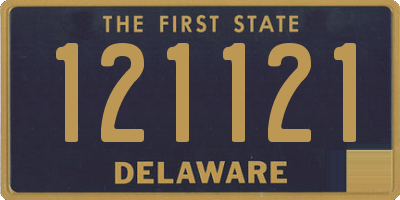 DE license plate 121121