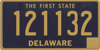 DE license plate 121132