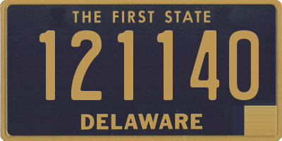 DE license plate 121140