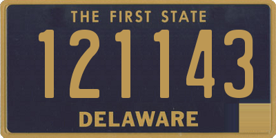 DE license plate 121143