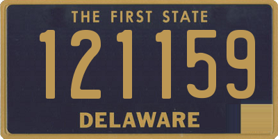 DE license plate 121159