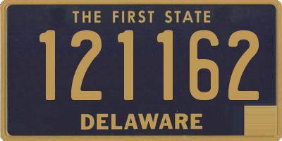 DE license plate 121162