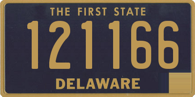 DE license plate 121166